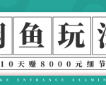 龟课·闲鱼项目玩法实战班第12期，操作10天左右利润有8000元细节玩法-葛仙仙资源库