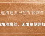 封神学员特训营:快速搭建自己的互联网营销系统,疯狂涨精准粉丝,无限复制网红流量-葛仙仙资源库