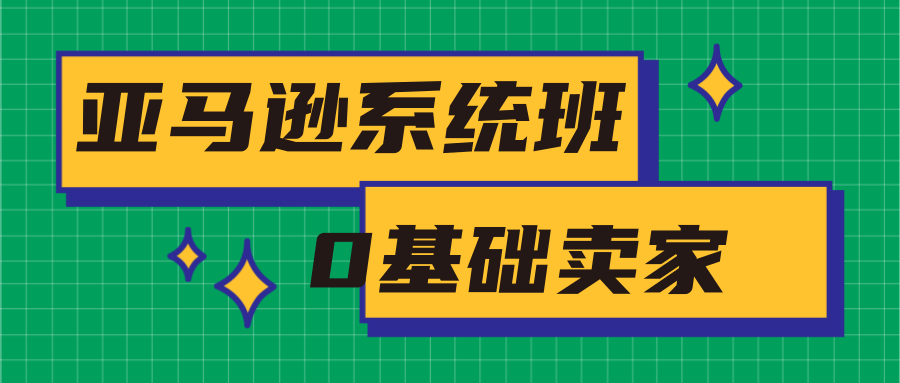 亚马逊系统班，专为0基础卖家量身打造，亚马逊运营流程与架构-葛仙仙资源库