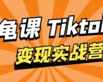 龟课·TikTok变现实战训练营线上第1期,多种变现模式,轻松赚美刀-葛仙仙资源库
