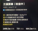 兰溪抖音混剪:一部手机学习剪辑,3个月涨粉580万-葛仙仙资源库
