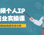 短视频个人IP商业实操课,百万粉丝实战方法分享,小白也能实现流量变现-葛仙仙资源库