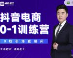 诸葛老王抖音电商0-1训练营,从0开始轻松破冷启动,引爆直播间-葛仙仙资源库