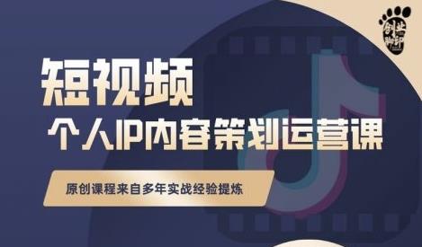 抖音短视频个人ip内容策划实操课，真正做到普通人也能实行落地-葛仙仙资源库