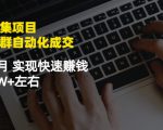 虚拟图集项目：矩阵站群自动化成交，3-5个月实现快速赚钱月入1W+左右-葛仙仙资源库