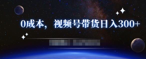 零基础视频号带货赚钱项目，0成本0门槛轻松日入300+【视频教程】-葛仙仙资源库
