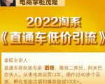 茂隆2022直通车低价引流玩法，教大家如何低投入高回报的直通车玩法-葛仙仙资源库