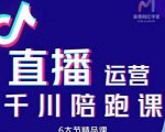 美尊-抖音直播运营千川系统课：直播​运营规划、起号、主播培养、千川投放等-葛仙仙资源库