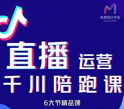 美尊-抖音直播运营千川系统课：直播​运营规划、起号、主播培养、千川投放等-葛仙仙资源库
