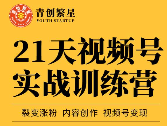 张萌21天视频号实战训练营，裂变涨粉、内容创作、视频号变现 价值298元-葛仙仙资源库