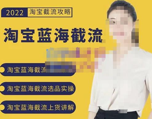 2022淘宝蓝海截流攻略，淘宝蓝海截流选品上货实操讲解-葛仙仙资源库