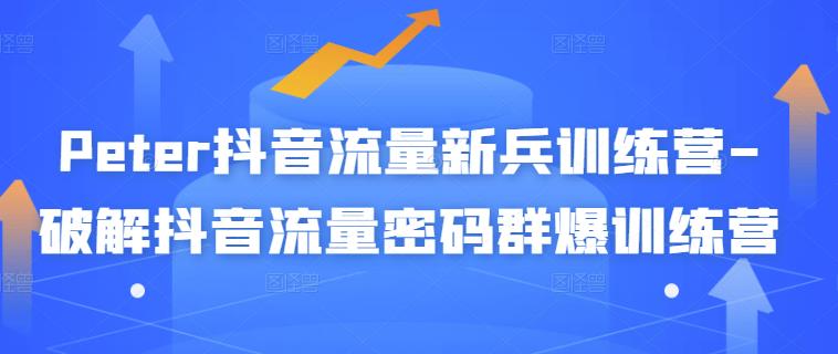 Peter抖音流量新兵训练营-破解抖音流量密码群爆训练营（新兵）-葛仙仙资源库