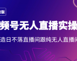 2022年视频号无人直播实操课,打造日不落直播间跟纯无人直播间-葛仙仙资源库