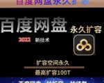 百度网盘无限扩容技术,外面卖399的,无论自己用还是用做引流都可以-葛仙仙资源库