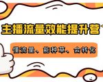 主播流量效能提升营:懂流量、能种草、会转化,清晰明确方法规则-葛仙仙资源库
