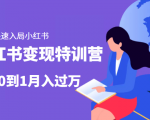 小红书变现特训营:带你快速入局小红书,从0到1月入过万-葛仙仙资源库