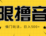 抖音直播无限撸音浪,简单可复制,偏门玩法,日入500+【视频教程】-葛仙仙资源库