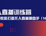 无人直播训练营:手把手教您打造无人直播操盘手(16节课时)-葛仙仙资源库