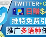 通过Twitter推广CPA Leads，日赚46.01美元 - 免费的CPA联盟推广模式-葛仙仙资源库