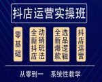 他创传媒·抖音小店系统运营实操课，从零到一系统性教学，抖店日出千单保姆级讲解-葛仙仙资源库