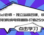Daniel老师·独立站综合课,快速开启你的跨境电商道路-价值2599元-葛仙仙资源库