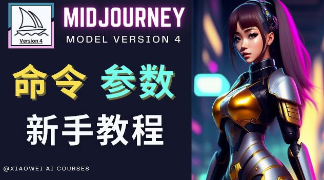 Midjourney新手入门教程，轻松创作顶级图像，命令参数-新手教程-葛仙仙资源库