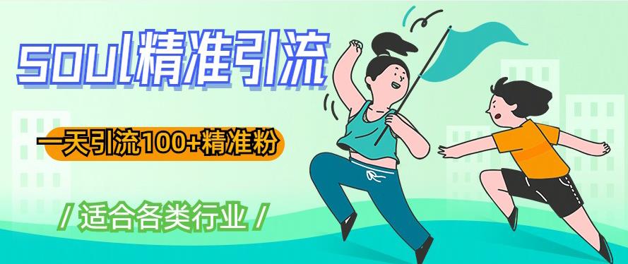 soul精准引流系列课程，一天引流100+精准粉，适合各类行业-葛仙仙资源库