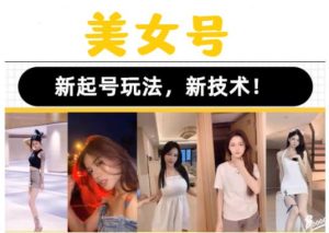 2023抖音快手短视频美女号课程制作玩法教程，美女号搬运新起号玩法，新技术（素材+教程）-葛仙仙资源库