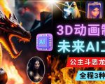 利用未来Ai工具LeiaPix,静态图转换3D动画,Lexica和Chat GPT制作精彩视频-葛仙仙资源库