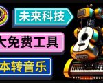 抢先体验未来Ai科技-文本转音乐工具,只需输入文字描述,即可创作歌曲和音乐-葛仙仙资源库