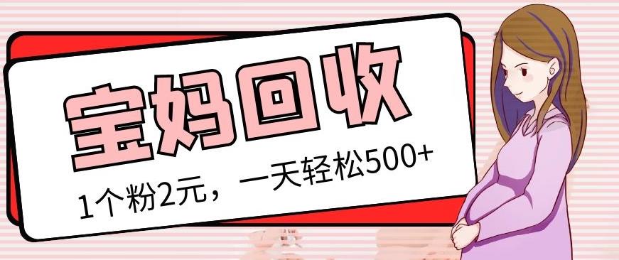 最新宝妈粉回收变现计划及胎教音乐高端变现玩法全套教程！（非老玩法）-葛仙仙资源库