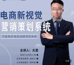 大圣·电商新视觉营销策划系统，可复制的电商品牌视觉识别系统-葛仙仙资源库