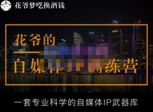 花爷的自媒体IP训练营【14期】,一套专业科学的自媒体IP武器库（更新2023年3月）-葛仙仙资源库