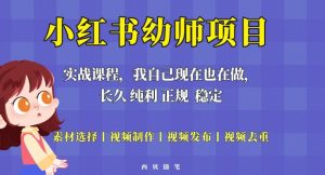 单天200-700的小红书幼师项目(虚拟),长久稳定正规好操作!-葛仙仙资源库