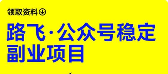 路飞·公众号稳定副业项目，你只要无脑去推广，粉丝和收入，自然就来了-葛仙仙资源库