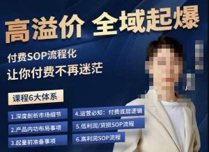 逸风-拼多多高溢价全域起爆,6大课程体系,付费玩法全套实操-葛仙仙资源库
