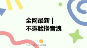 全网最新不露脸撸音浪,跑通自动化成交闭环,实现出单+收徒收益最大化【揭秘】-葛仙仙资源库