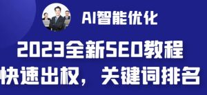 2023最新网站AI智能优化SEO教程,简单快速出权重,AI自动写文章+AI绘画配图-葛仙仙资源库
