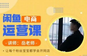 岳老师·闲鱼电商运营课,让每个粉丝宝宝都学会开网店-葛仙仙资源库