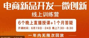 南掌柜·电商新品开发——微创新，电商新品微创新是你企业发展的护城河-葛仙仙资源库