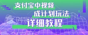 避坑玩法：支付宝中视频分成计划玩法实操详解【揭秘】-葛仙仙资源库