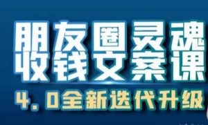 朋友圈灵魂收钱文案课,打造自己24小时收钱的ATM机朋友圈-葛仙仙资源库