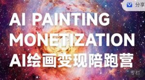 蛮驴·AI绘画变现陪跑营,快速产出可商业变现的图-葛仙仙资源库
