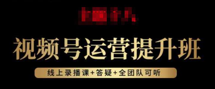视频号运营提升班：视频号起号逻辑，视频号选品技巧及带货-葛仙仙资源库