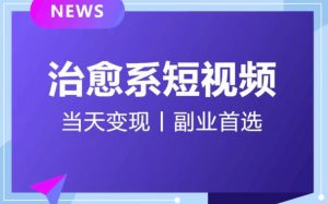 日引流500+的治愈系短视频,当天变现,小白月入过万首-葛仙仙资源库