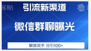 价值2980的全新微信引流技术,只有你想不到,没有做不到【揭秘】-葛仙仙资源库
