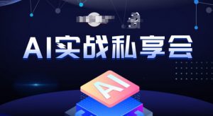 AI实战私享会,各种ai变现玩法,AI变现思路-葛仙仙资源库