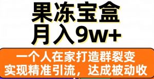 果冻宝盒,一个人在家打造群裂变,实现精准引流,达成被动收入,月入9w+-葛仙仙资源库