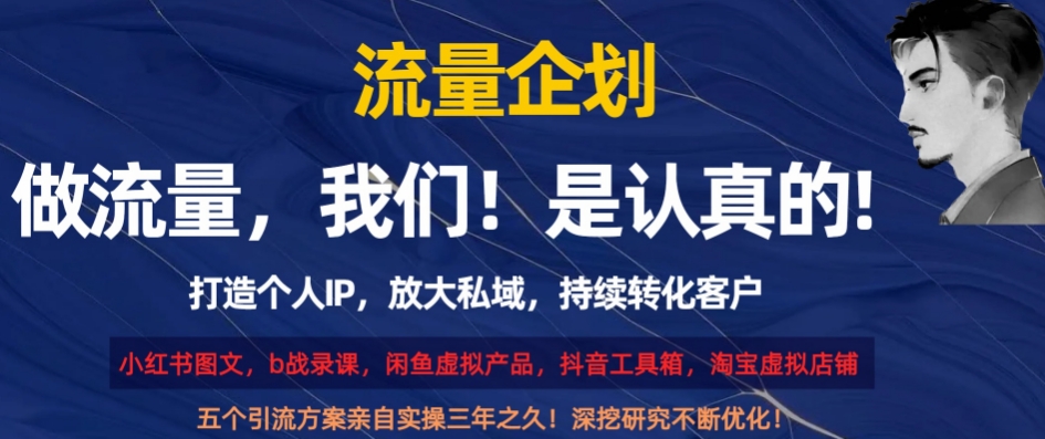 流量企划，打造个人IP，放大私域，持续转化客户【揭秘】-葛仙仙资源库
