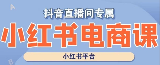 小红书电商高级运营课程，实操教学+案例分析-葛仙仙资源库